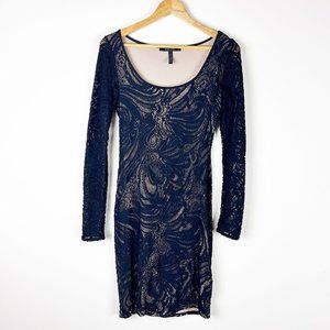 BCBG Lace Bodycon Dress S